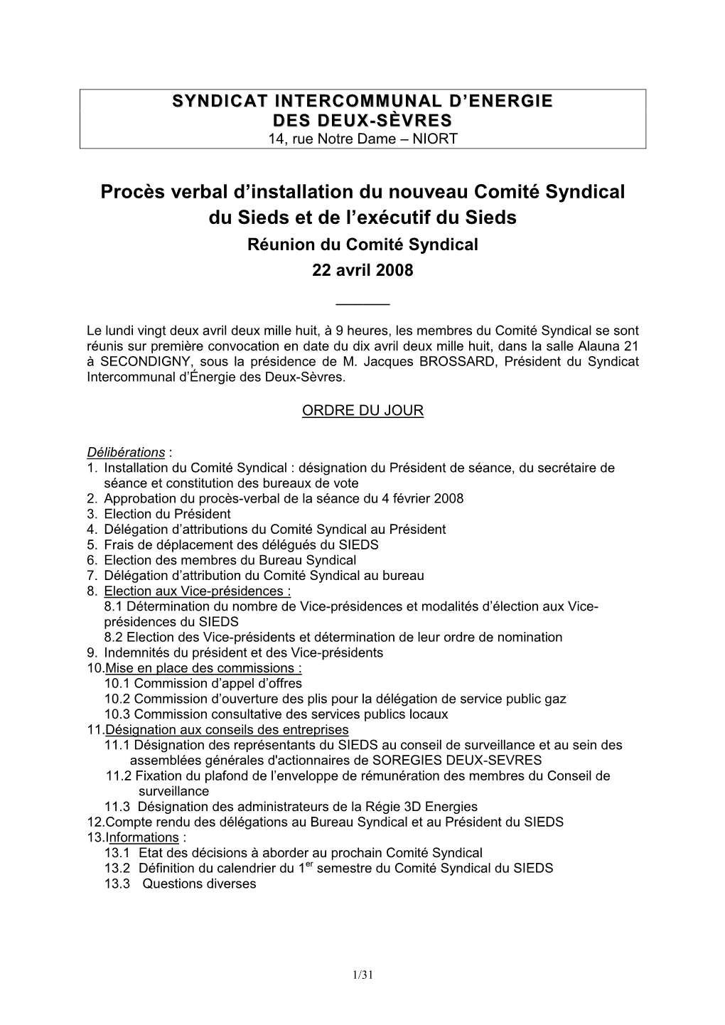 Syndicat Intercommunal D'électricité