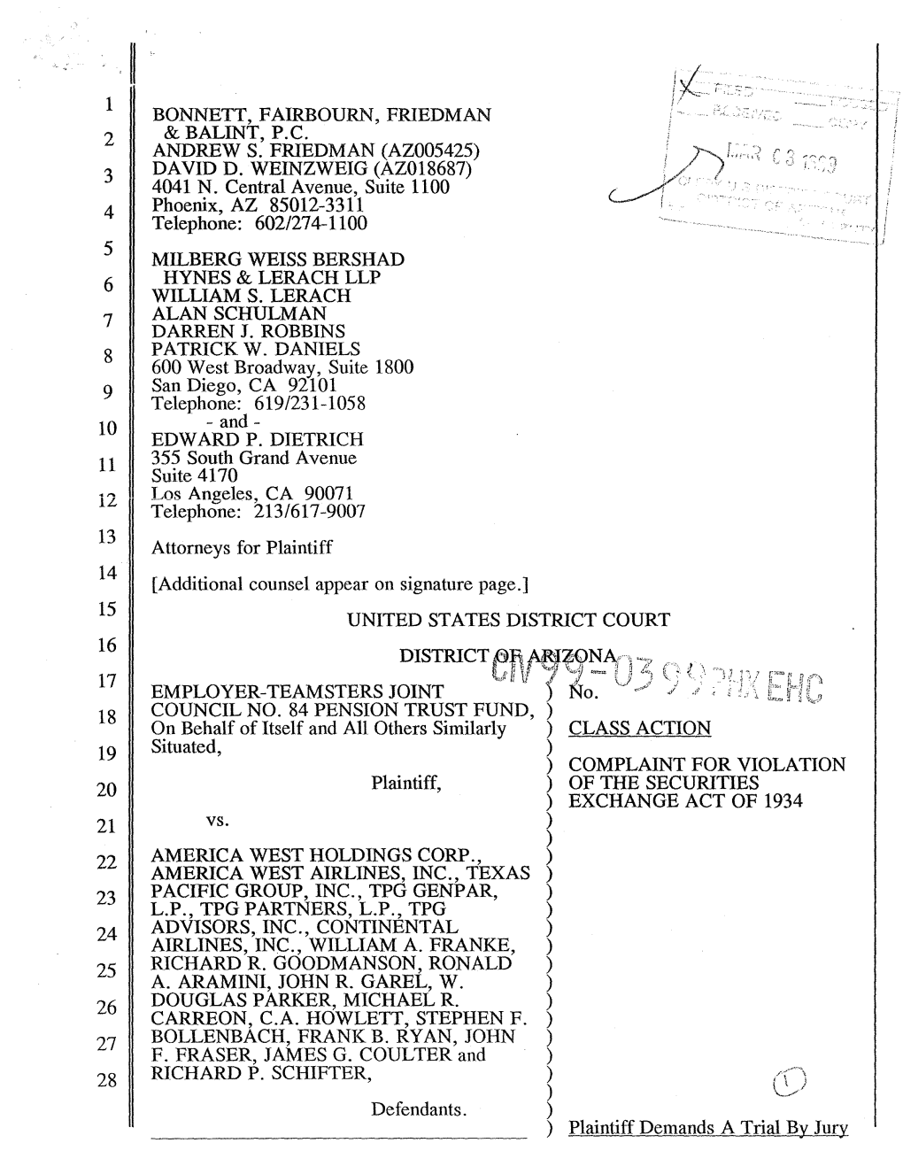 No 84 Employer-Teamsters Joint Council Pension Trust Fund, Et Al