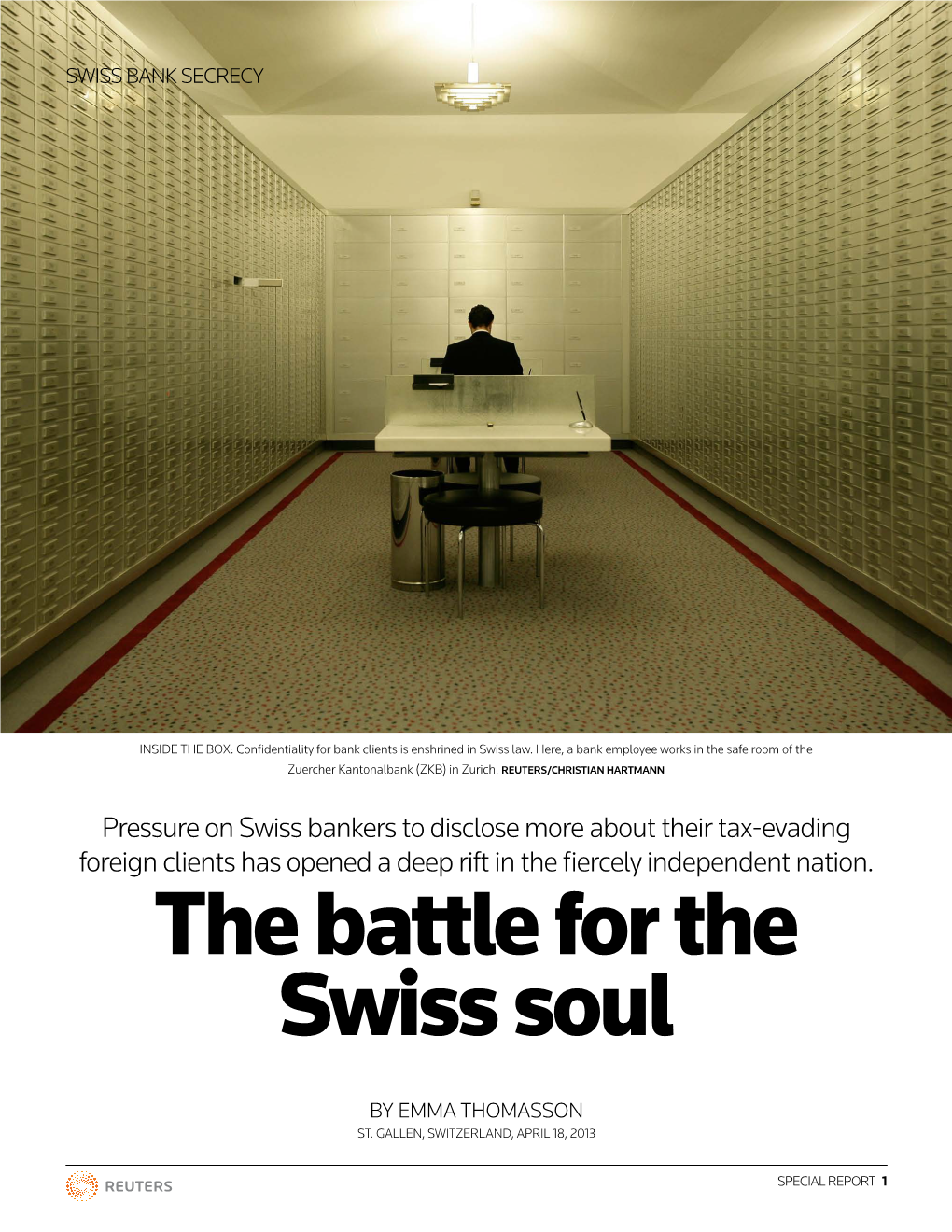 The Battle for the Swiss Soul