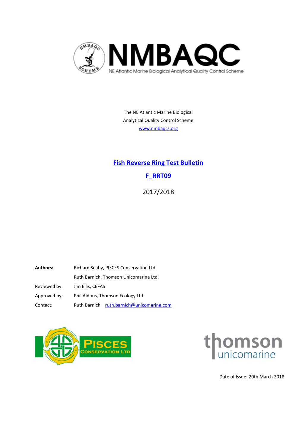 Reverse Ring Test Bulletin F RRT09