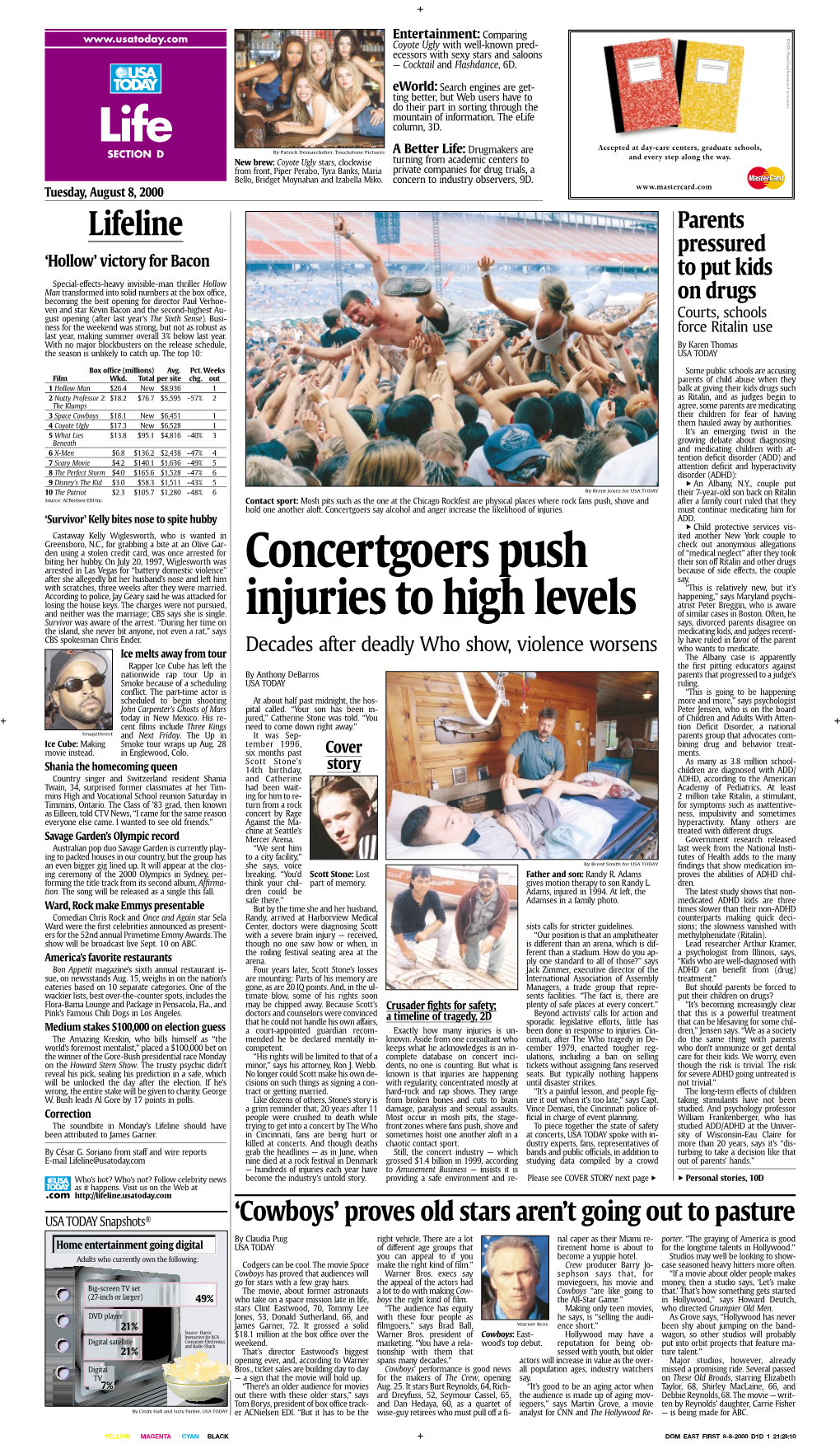 Concertgoers Push Injuries to High Levels