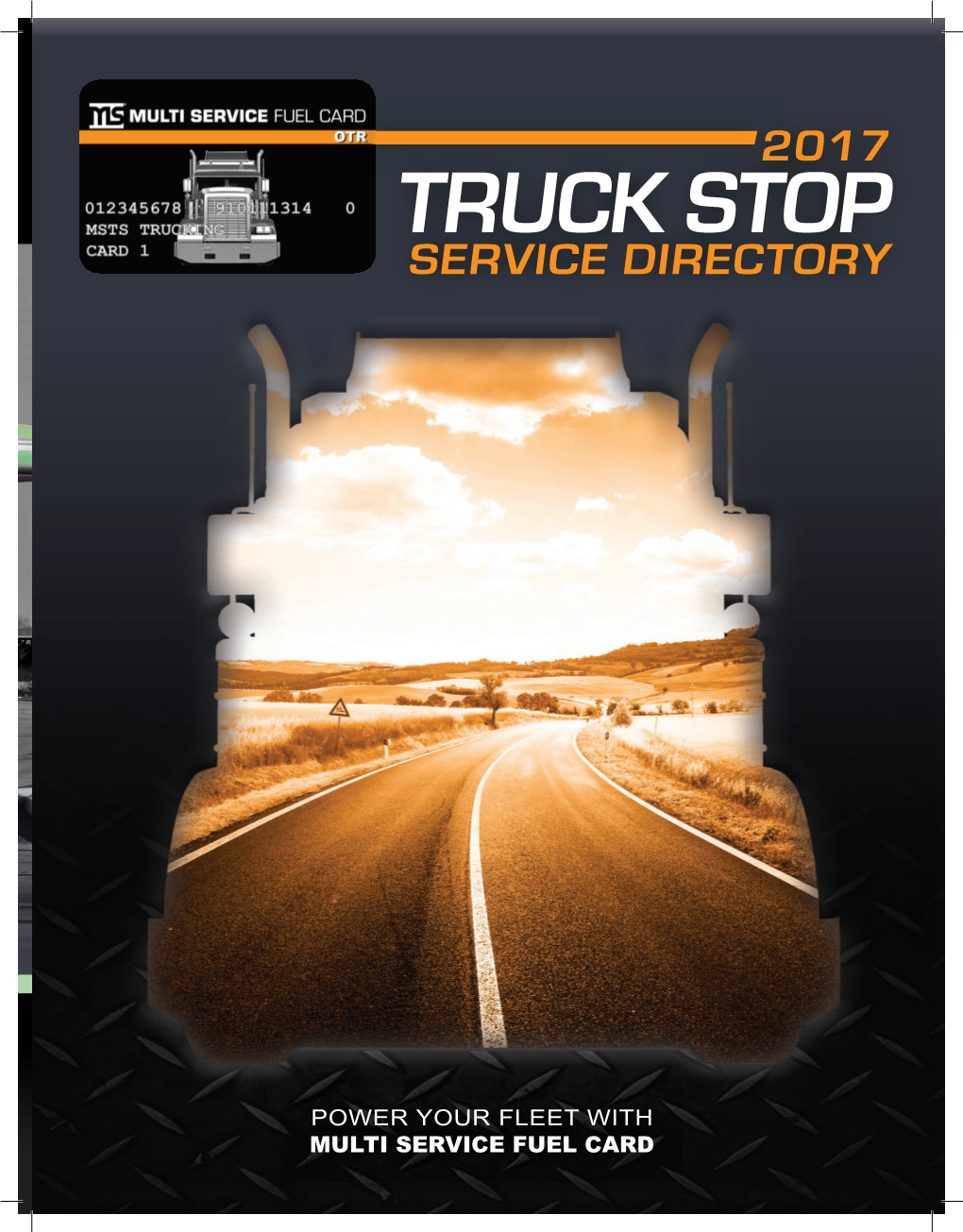 Truck Stop Service Directory Multi Service Fuel Card 2017 Truck Stop Service Directory