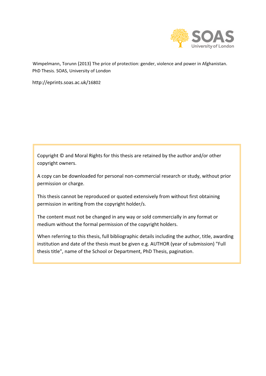 Copyright © and Moral Rights for This Thesis Are Retained by the Author And/Or Other Copyright
