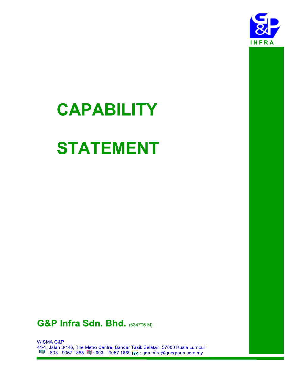 Capability Statement