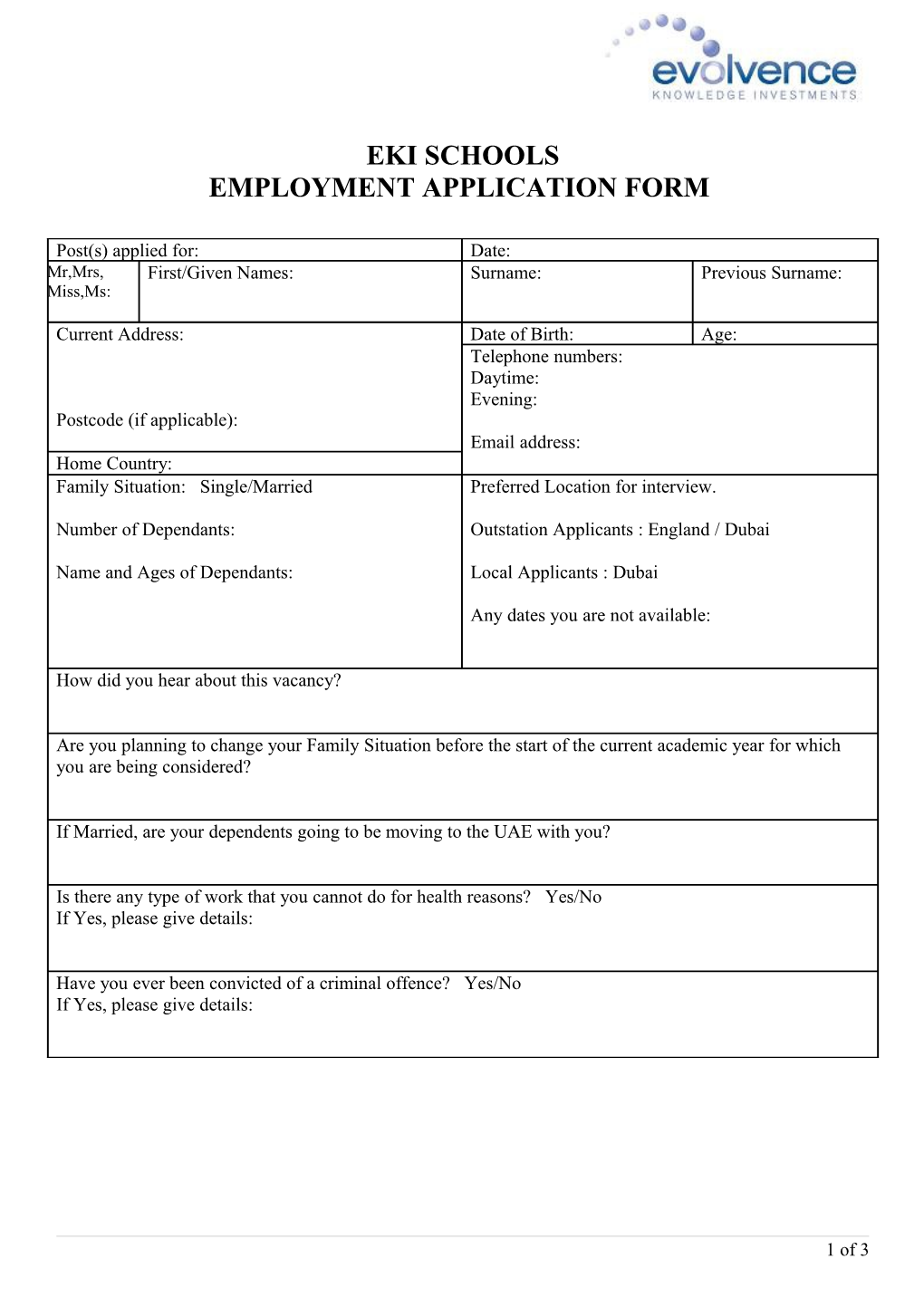 Employment Application Form s5