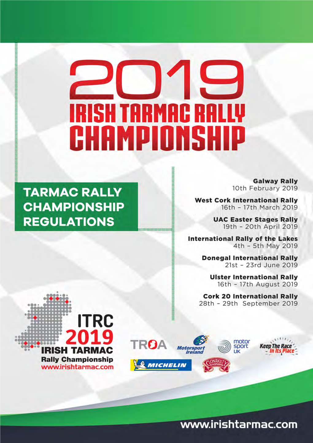 2019 Irish Tarmac Rally Championship (ITRC) Regulations
