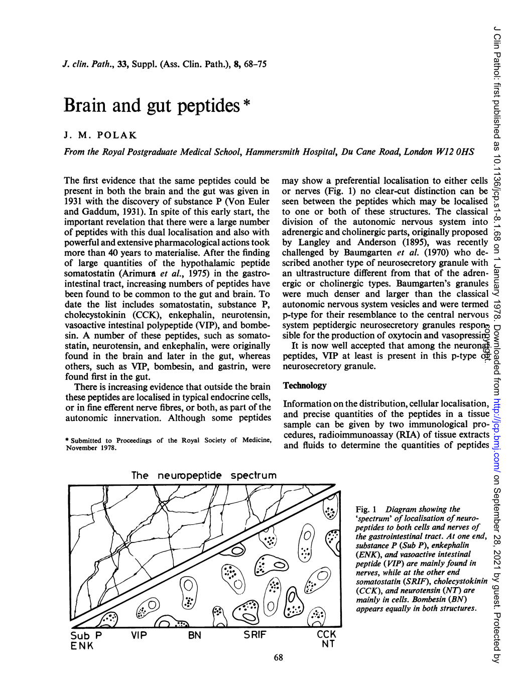 Brain and Gut Peptides*