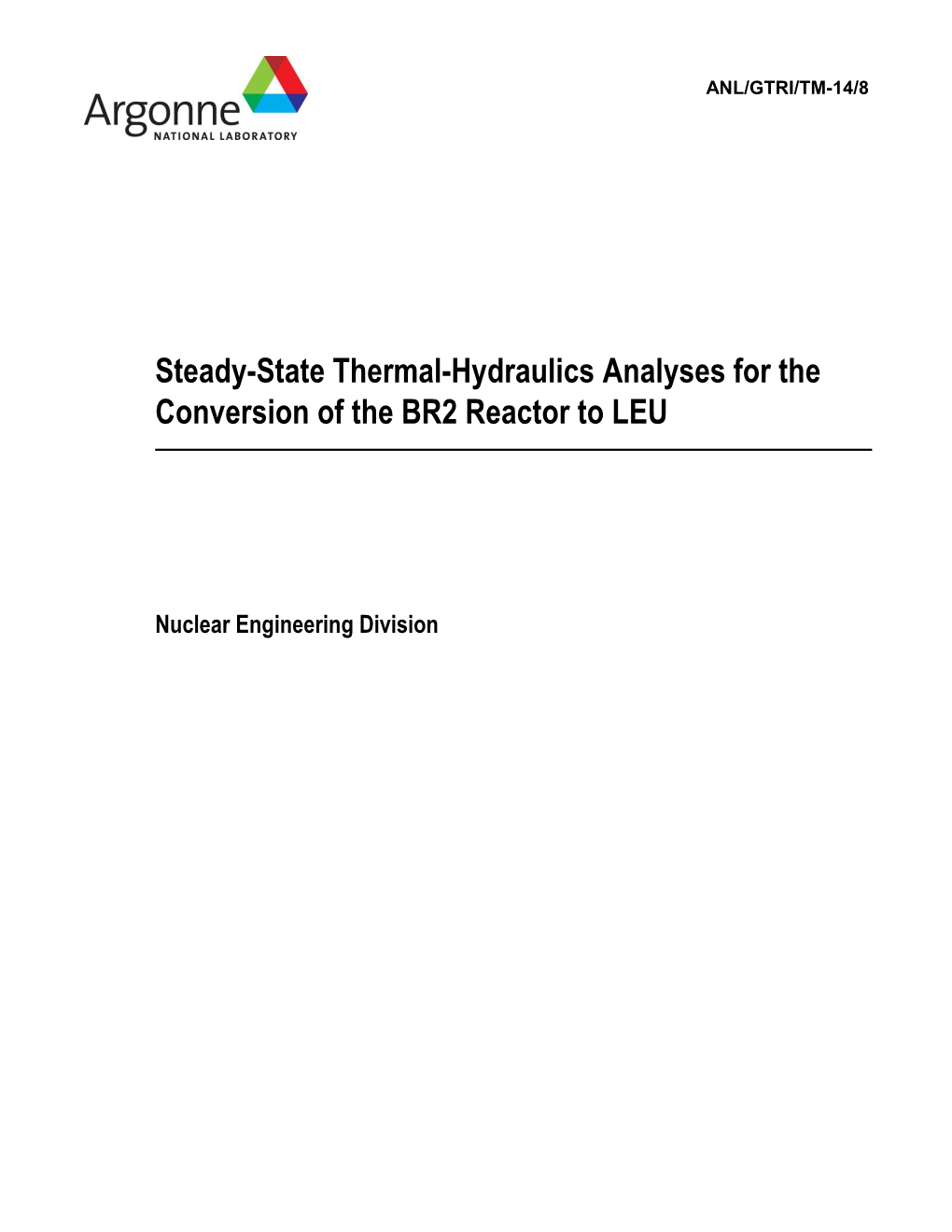 Steady-State Thermal-Hydraulics Analyses for the Conversion of the BR2 Reactor to LEU