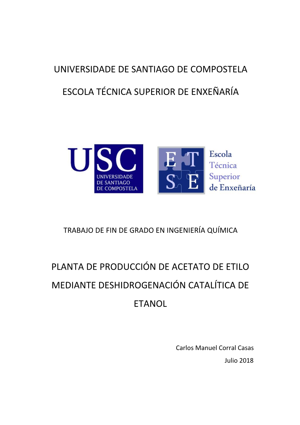 Trabajo De Fin De Grado En Ingeniería Química