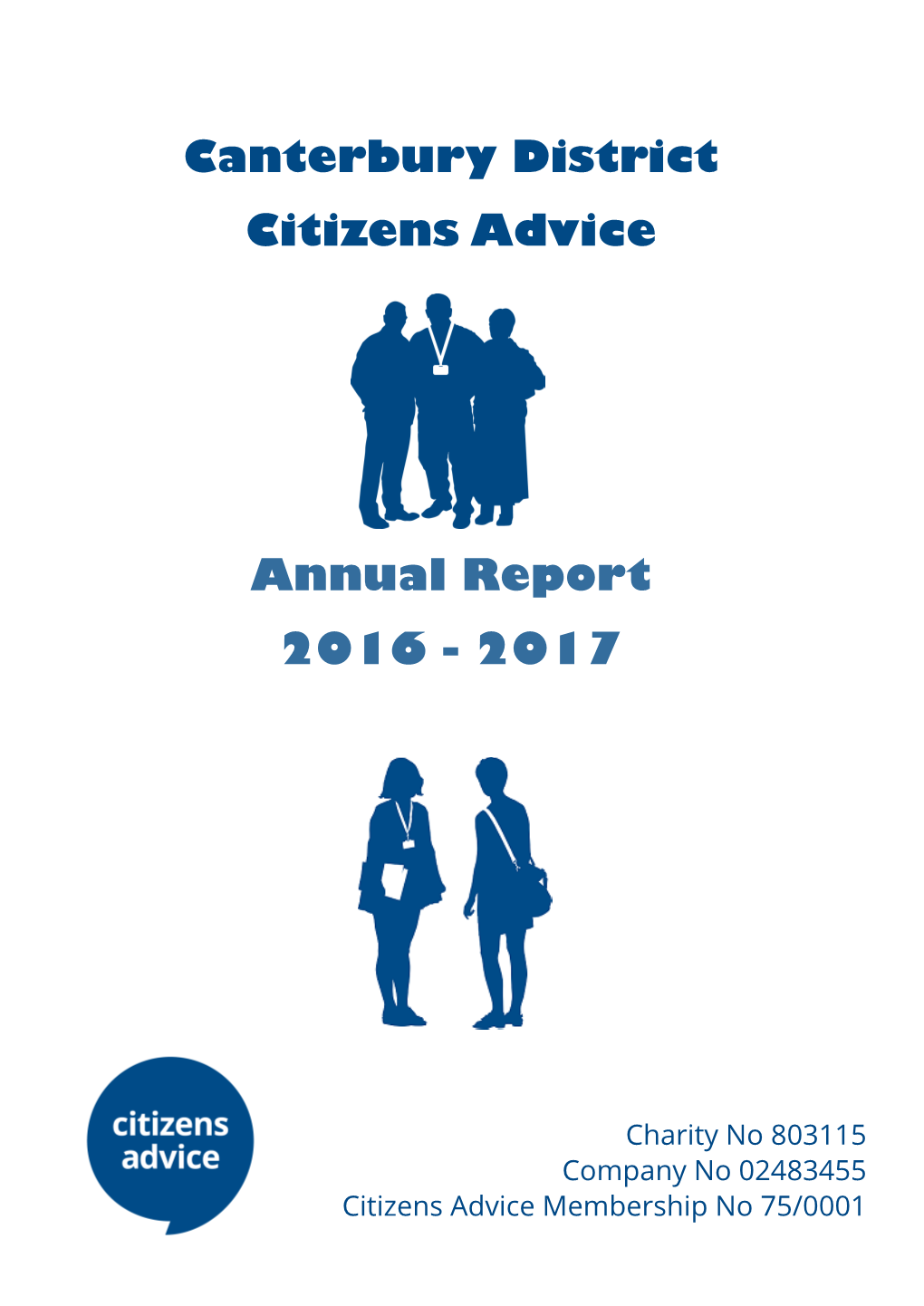 Canterbury District Citizens Advice Annual Report 2016