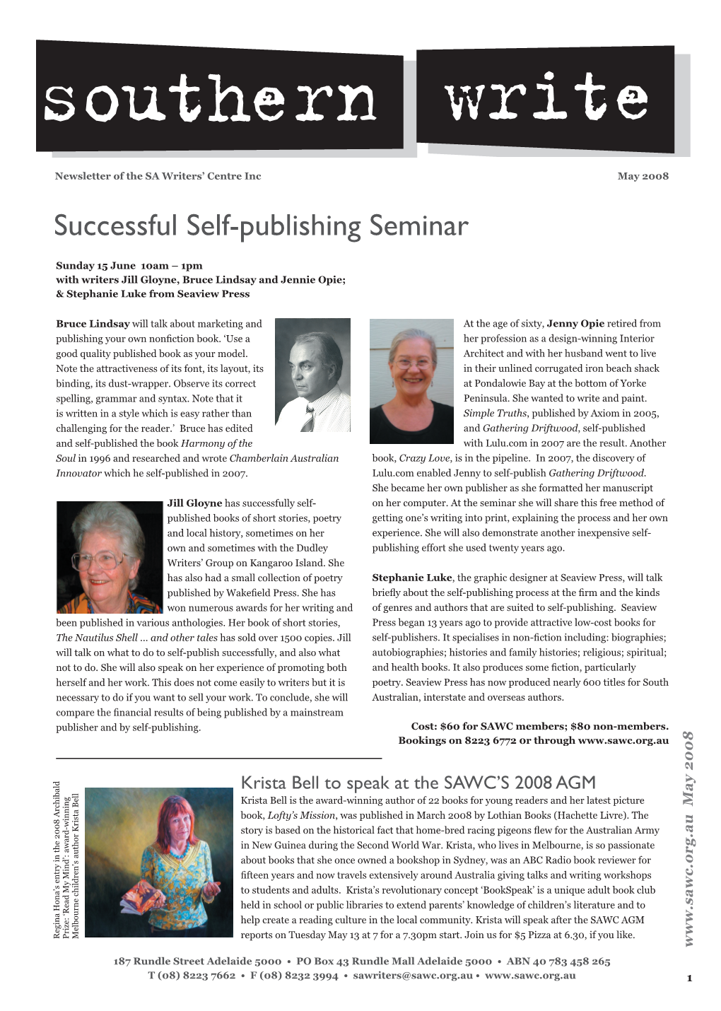 Successful Self-Publishing Seminar