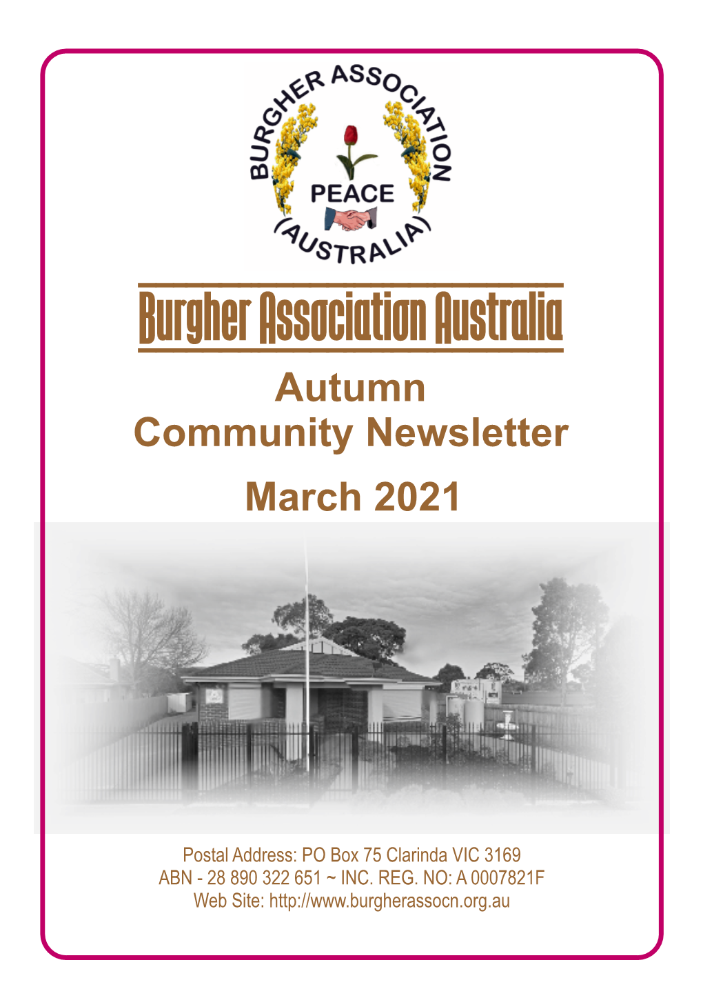 Autumn 2021 Newsletter