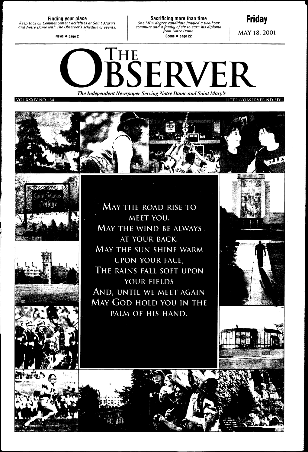 Observer's Schedule of Events