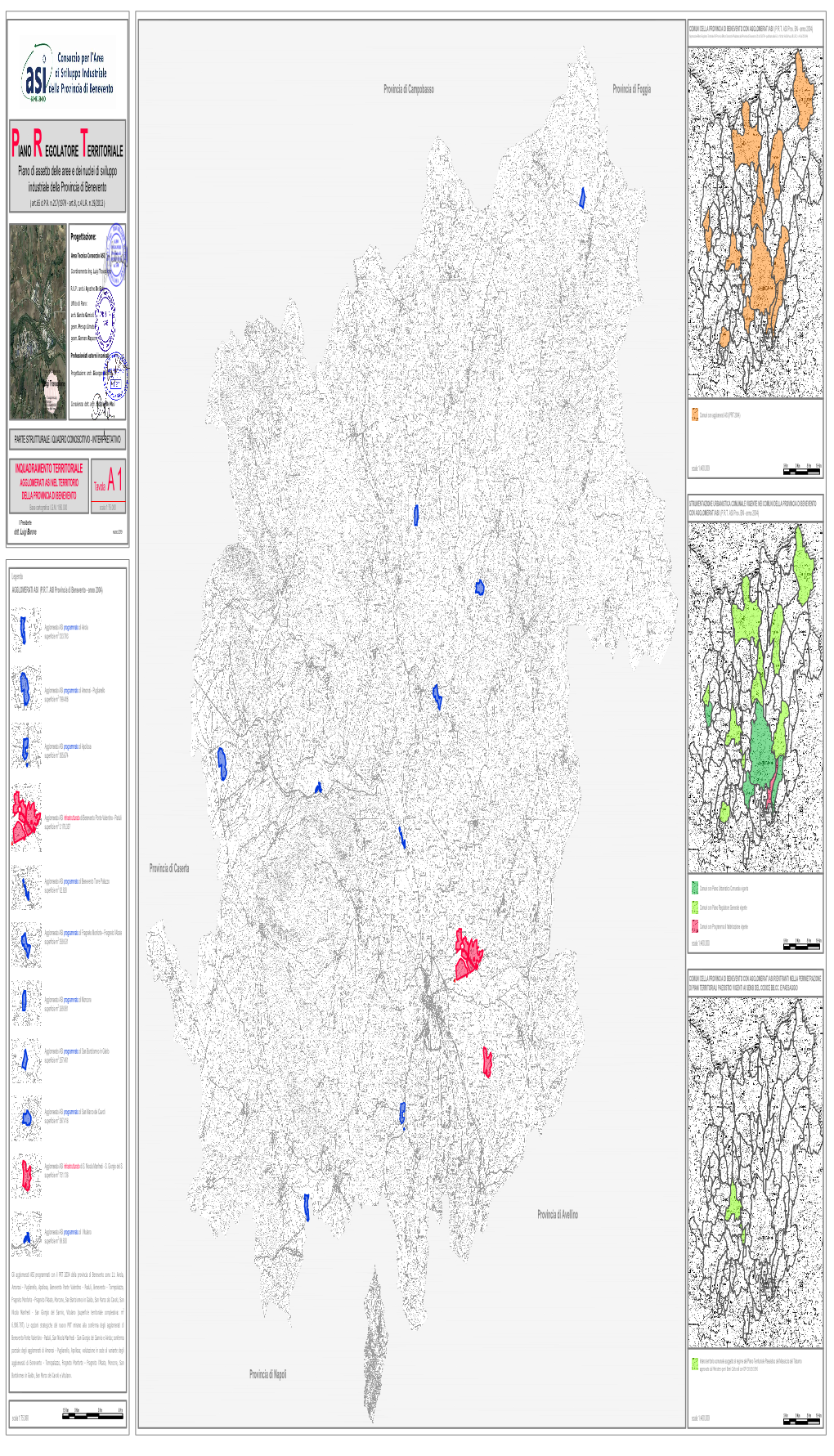 PIANO R EGOLATORE TERRITORIALE Piano Di Assetto Delle Aree E Dei Nuclei Di Sviluppo Industriale Della Provincia Di Benevento ( Art.65 D.P.R