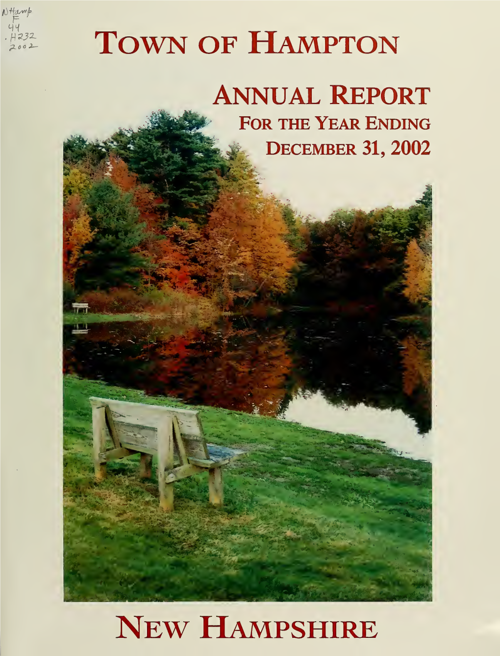 Annual Report of the Town of Hampton, New Hampshire