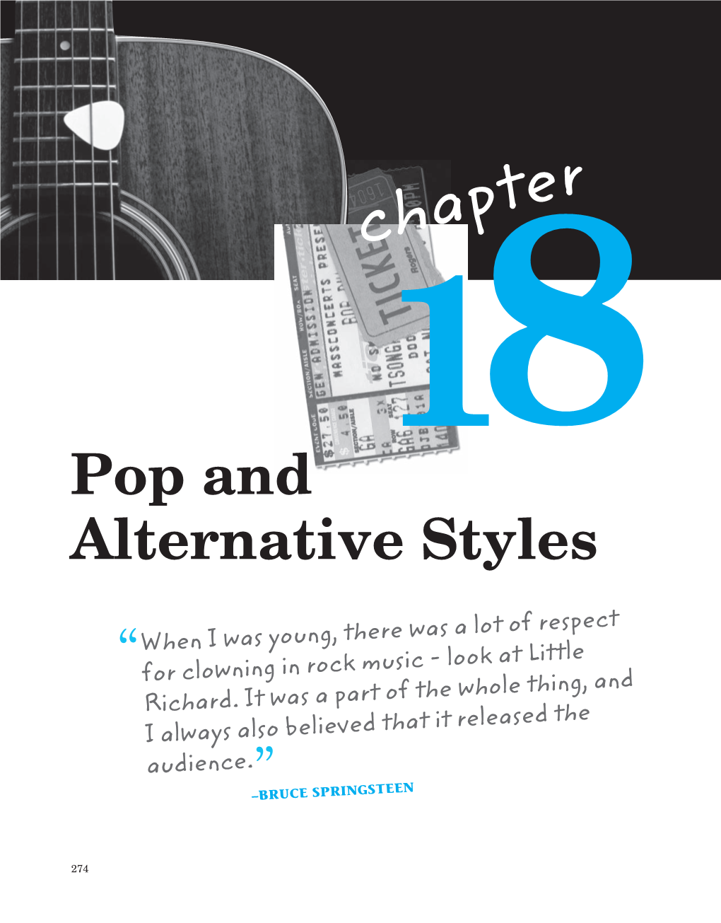 Chapter 18 Pop and Alternative Styles