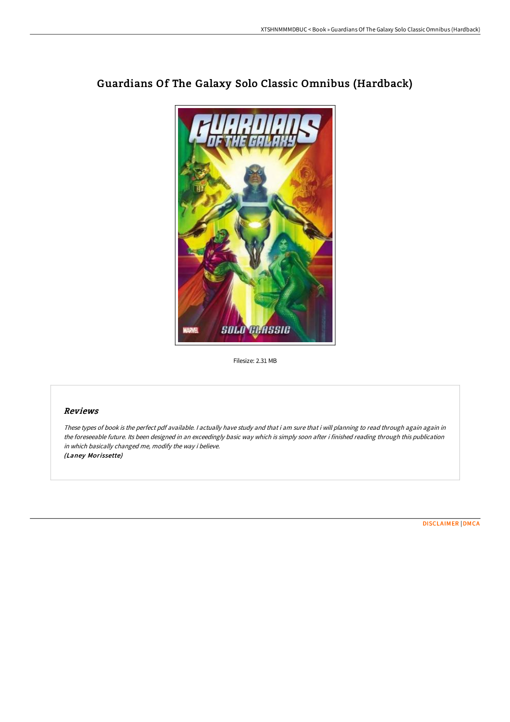 Download PDF &gt; Guardians of the Galaxy Solo Classic Omnibus