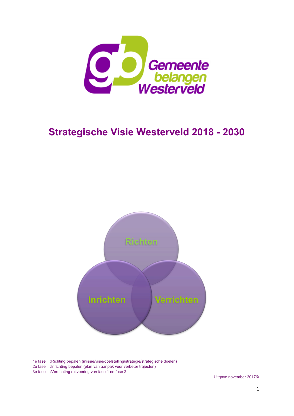 Strategische Visie Westerveld 2018 - 2030
