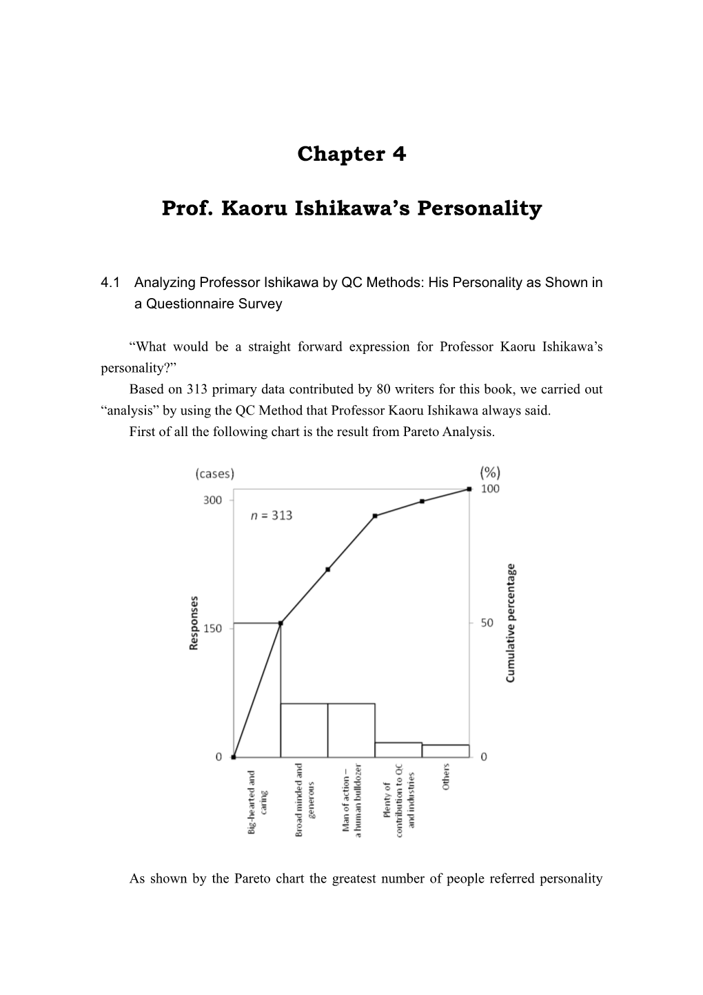 Chapter 4 Prof. Kaoru Ishikawa's Personality Have Analyzed by the Quantification Method III Utilizing the Writers’ Data and Comments As Category