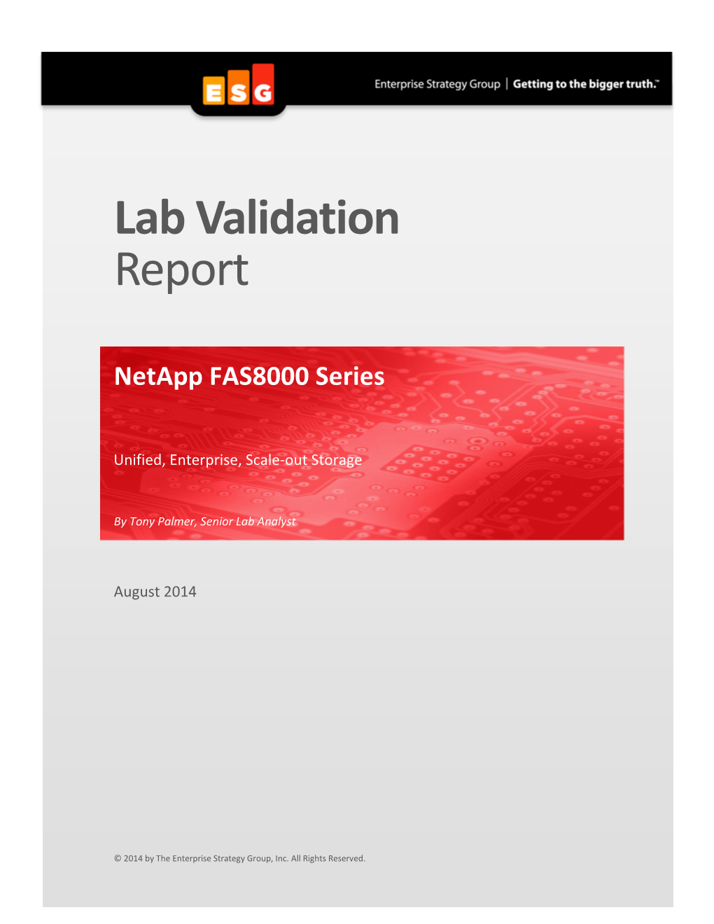 Lab Validation Report