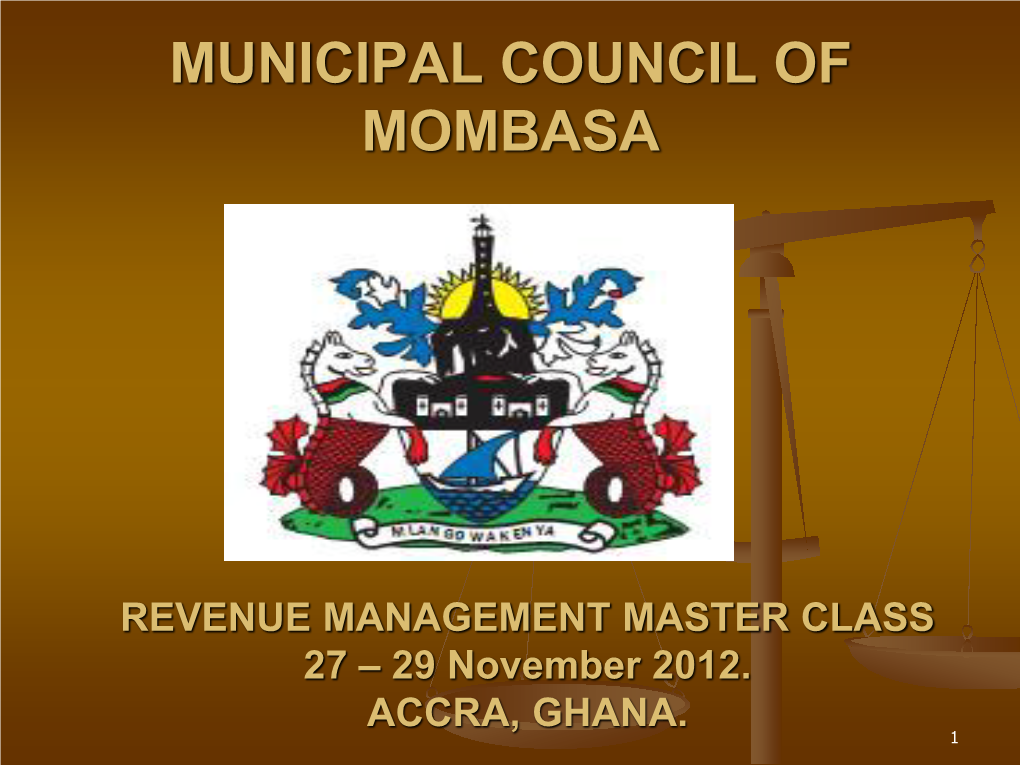 Municipal Council of Mombasa