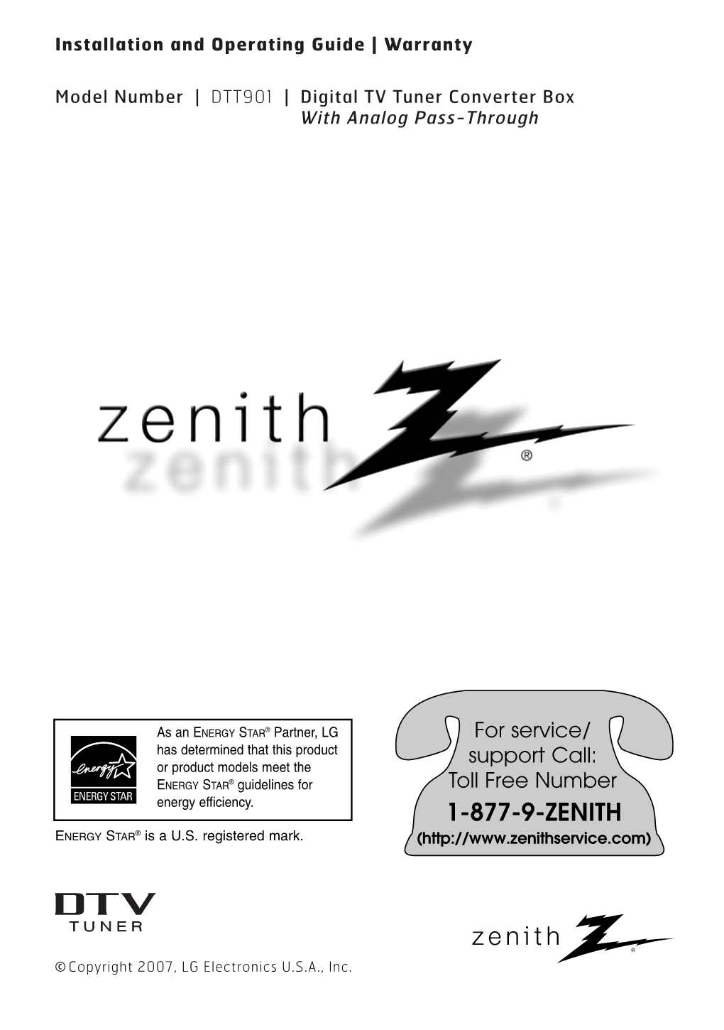 Zenith DTT901