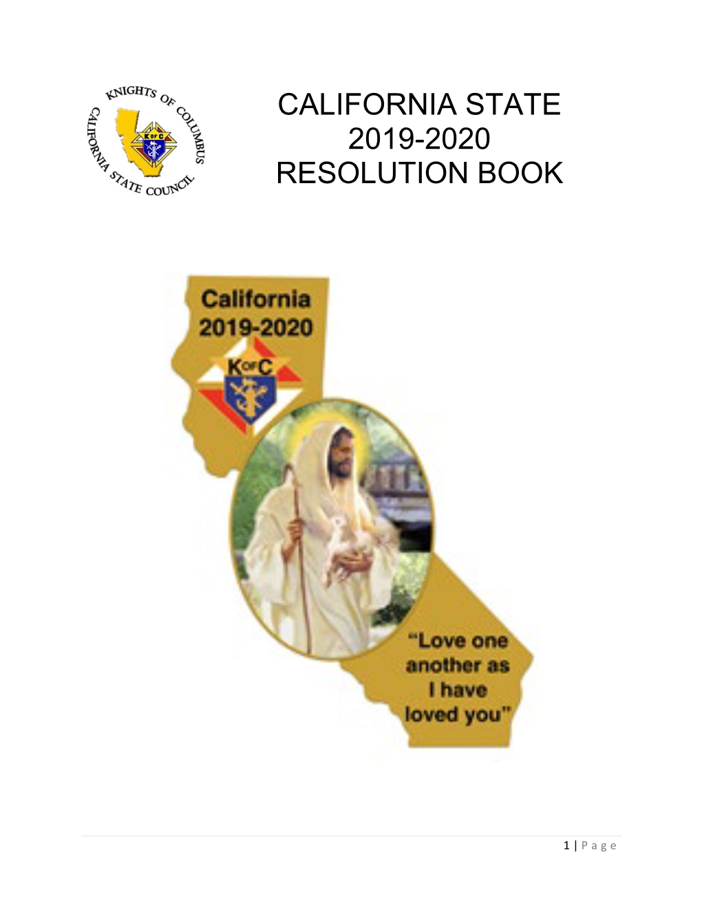 California State 2019-2020 Resolution Book