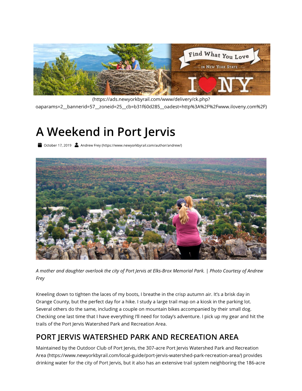 A Weekend in Port Jervis | Hudson Velley | New York by Rail