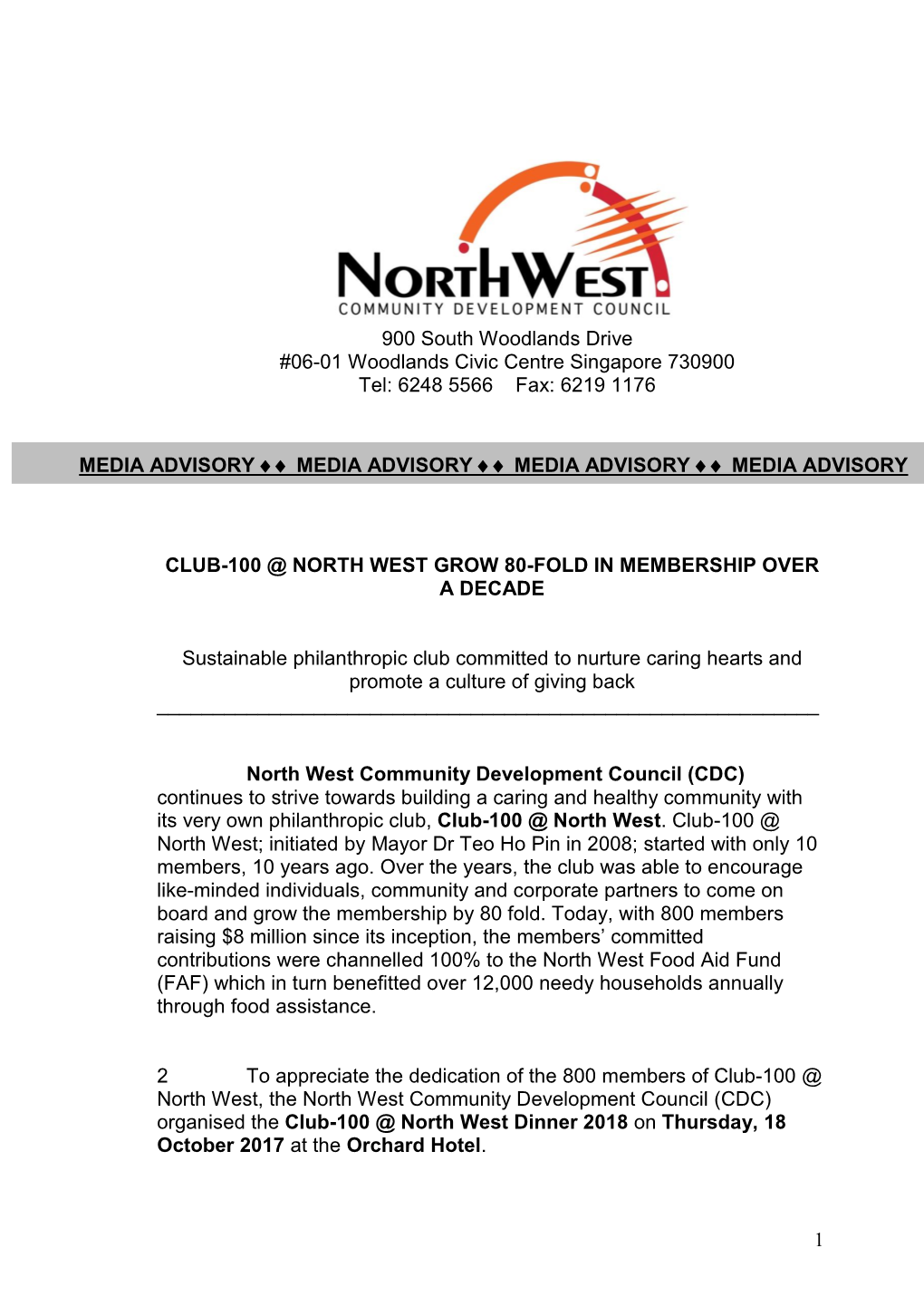 Club-100 @ North West Grows 80-Fold in Membership Over