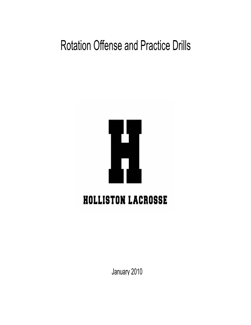 Rotation Offense and Practice Drills