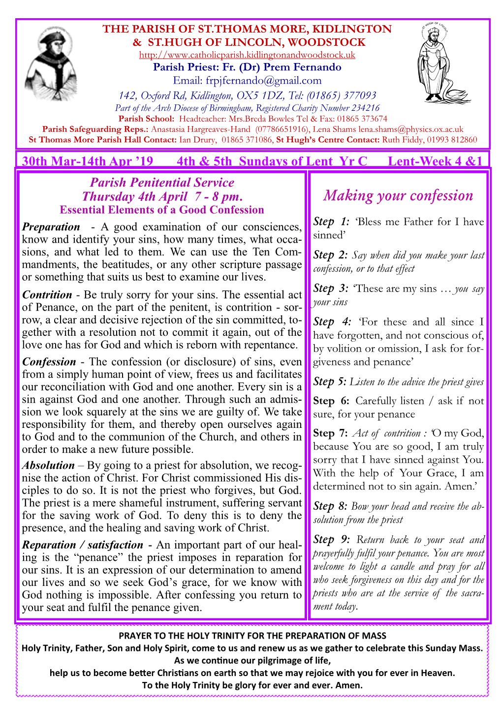 Making Your Confession Essential Elements of a Good Confession