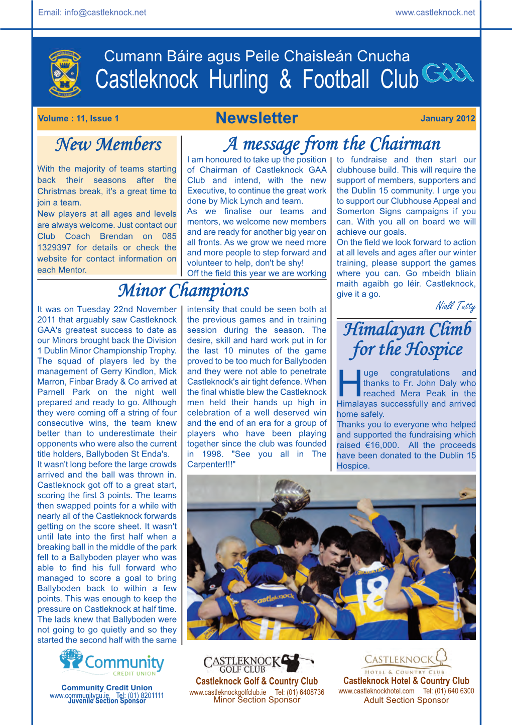 CHFC Newsletter February 2008