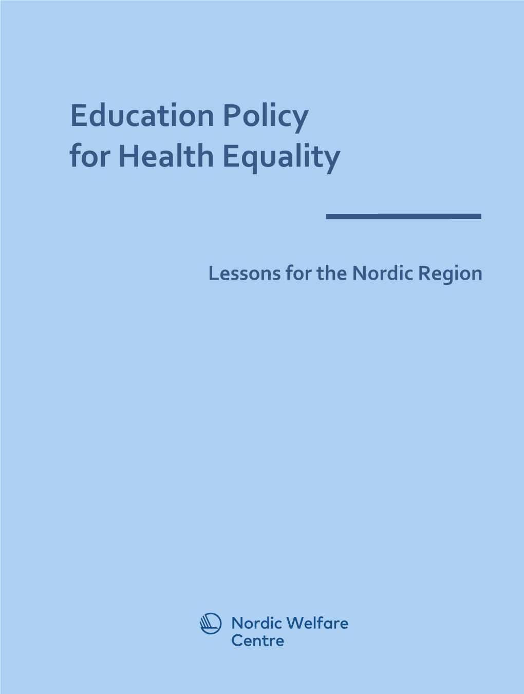 Education Policy for Health Equality