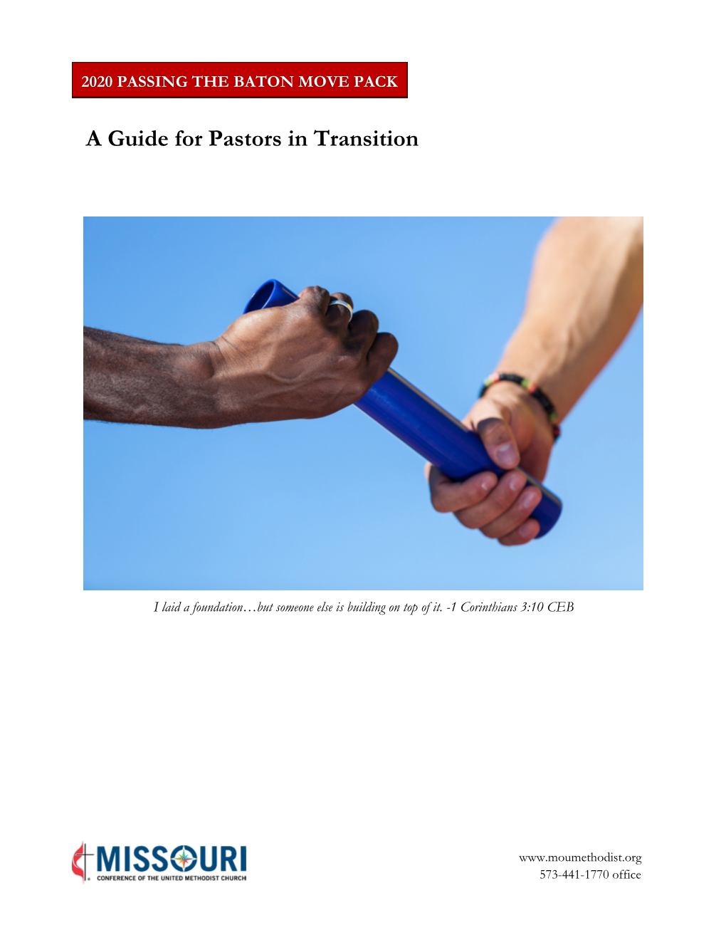 A Guide for Pastors in Transition