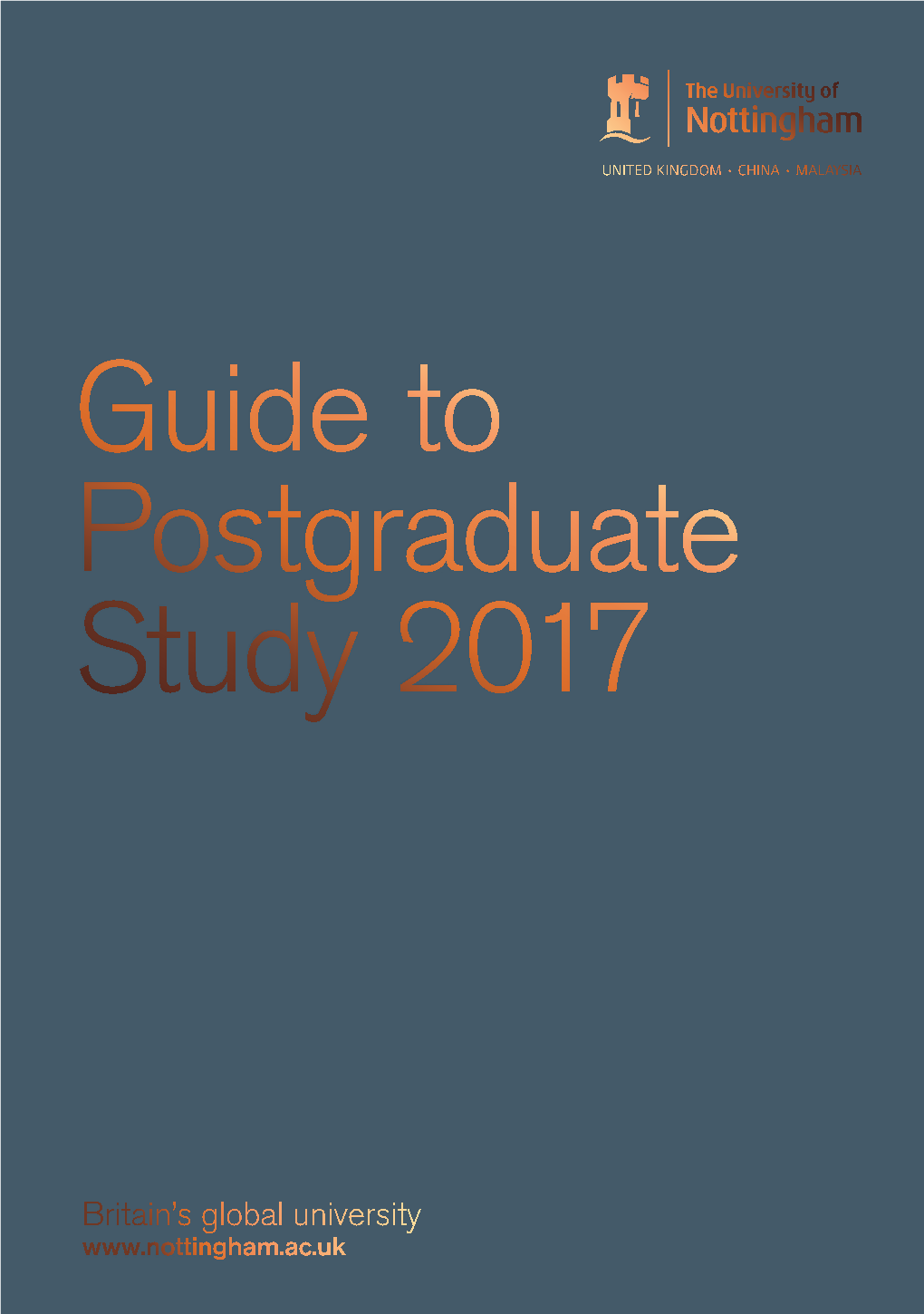 Guide to Postgraduate Study 2017