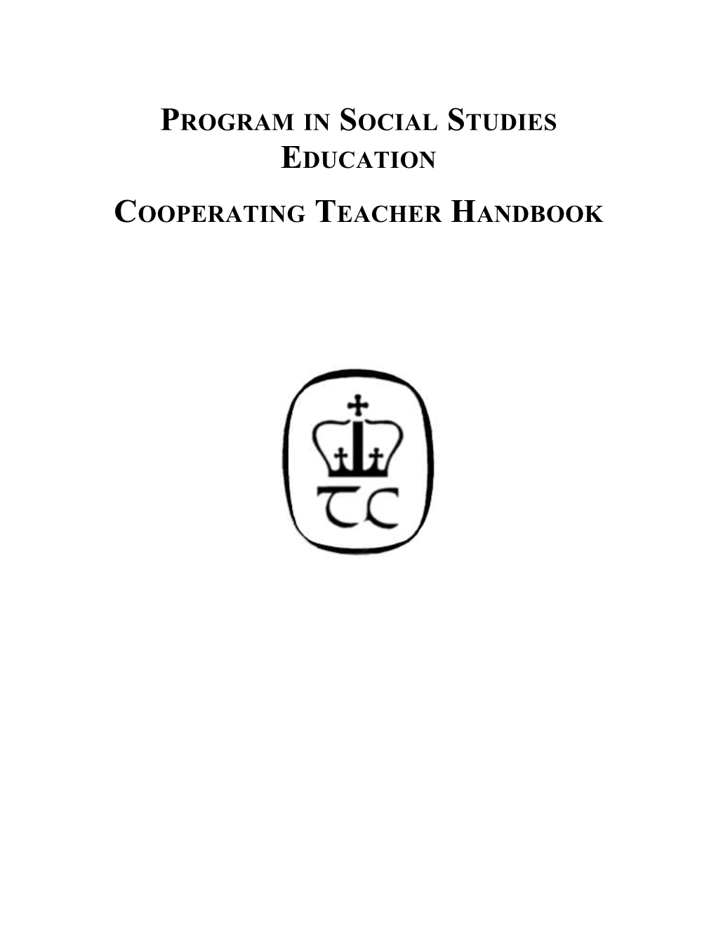 Program in Social Studies Education