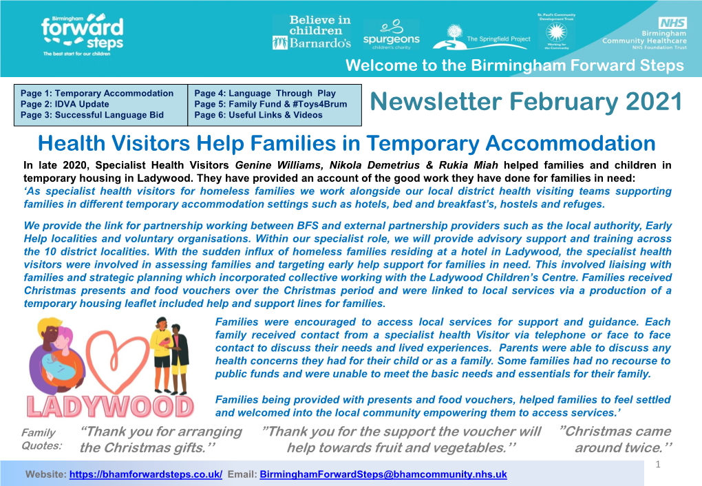 Newsletter February 2021