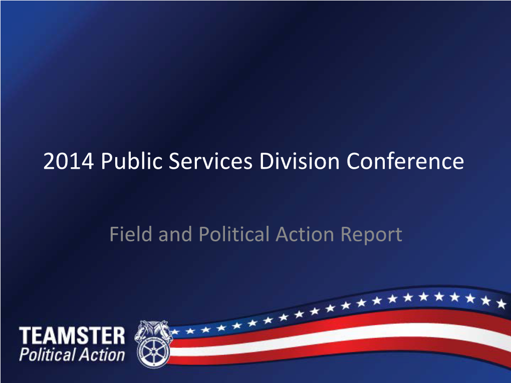 2014 Public Services Division Conference