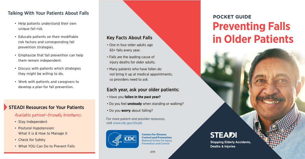 Pocket Guide for Preventing Falls in Older Adults