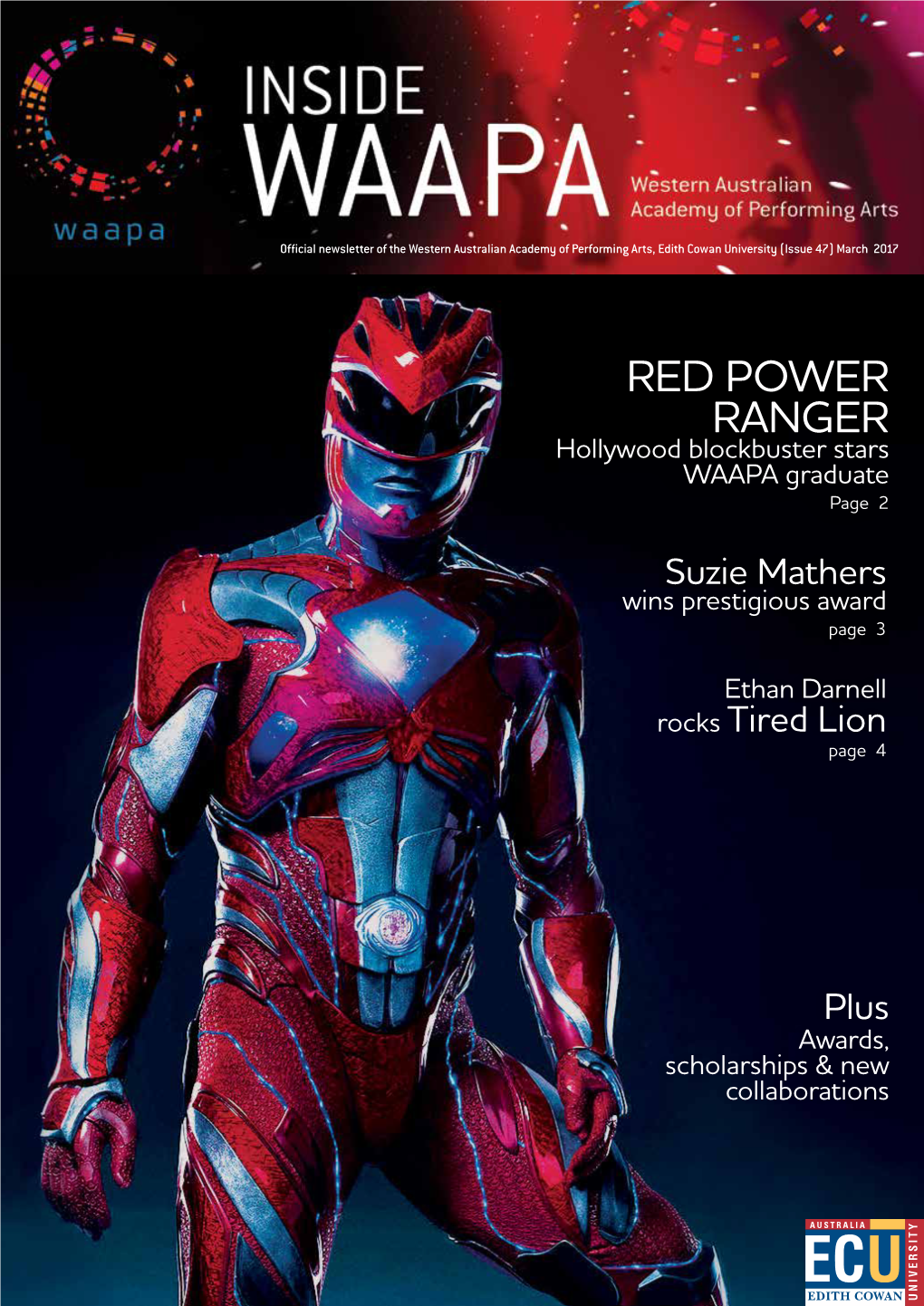 Inside WAAPA Issue 47 Page 1 POWERING UP