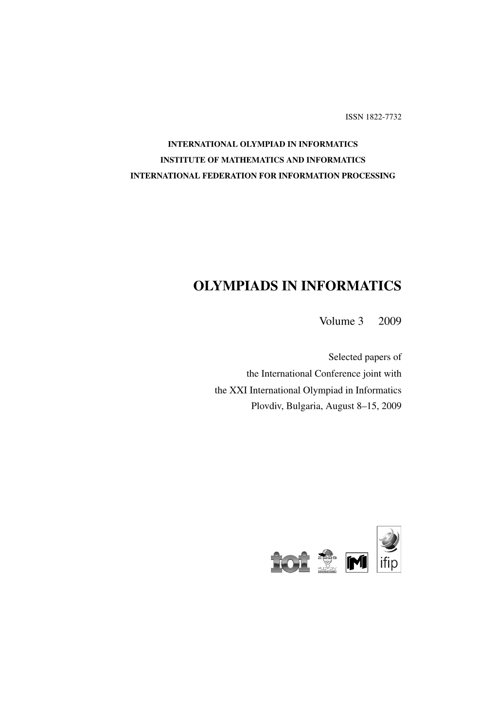 Olympiads in Informatics