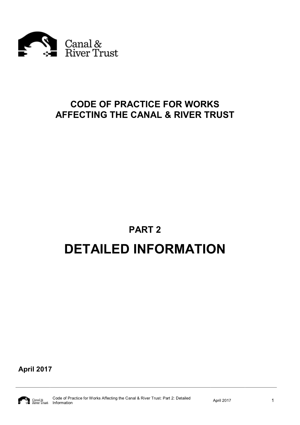 Code of Practice for Works Affecting the Canal & River Trust