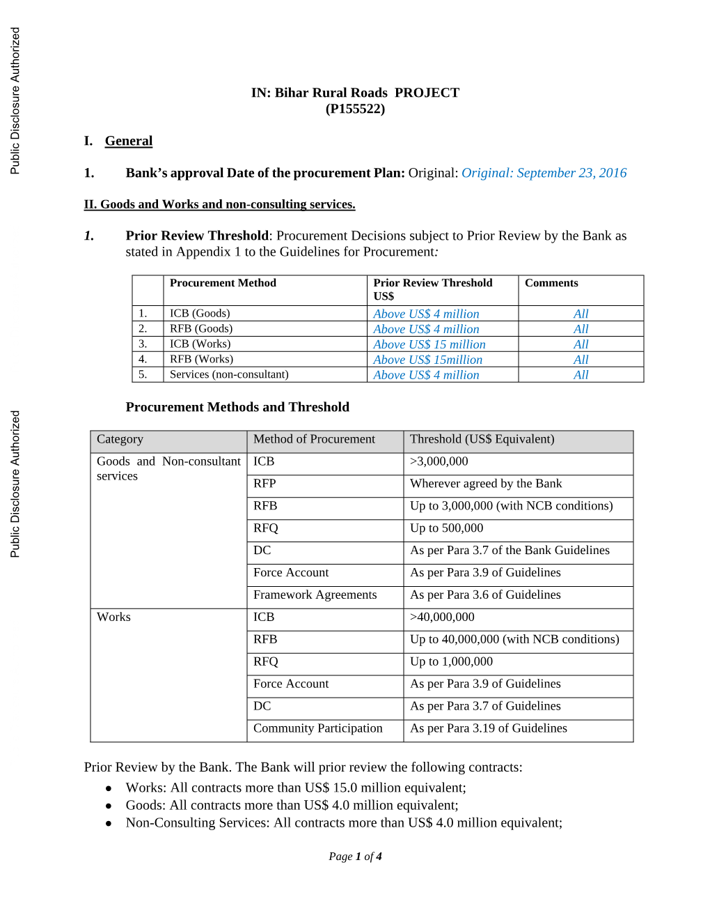 World Bank Document