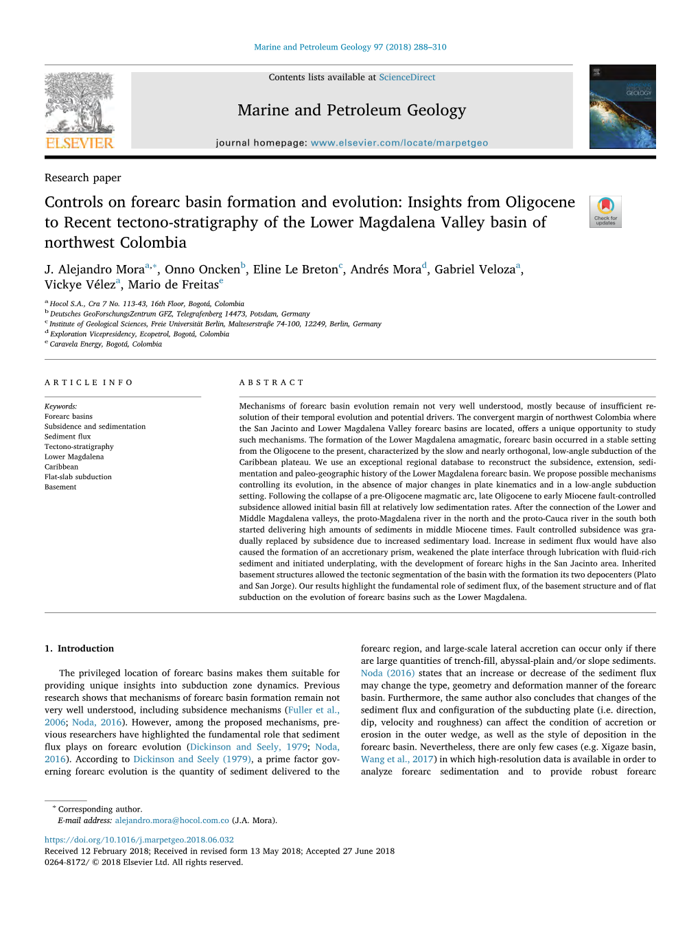 Controls on Forearc Basin Formation and Evolution Insights From