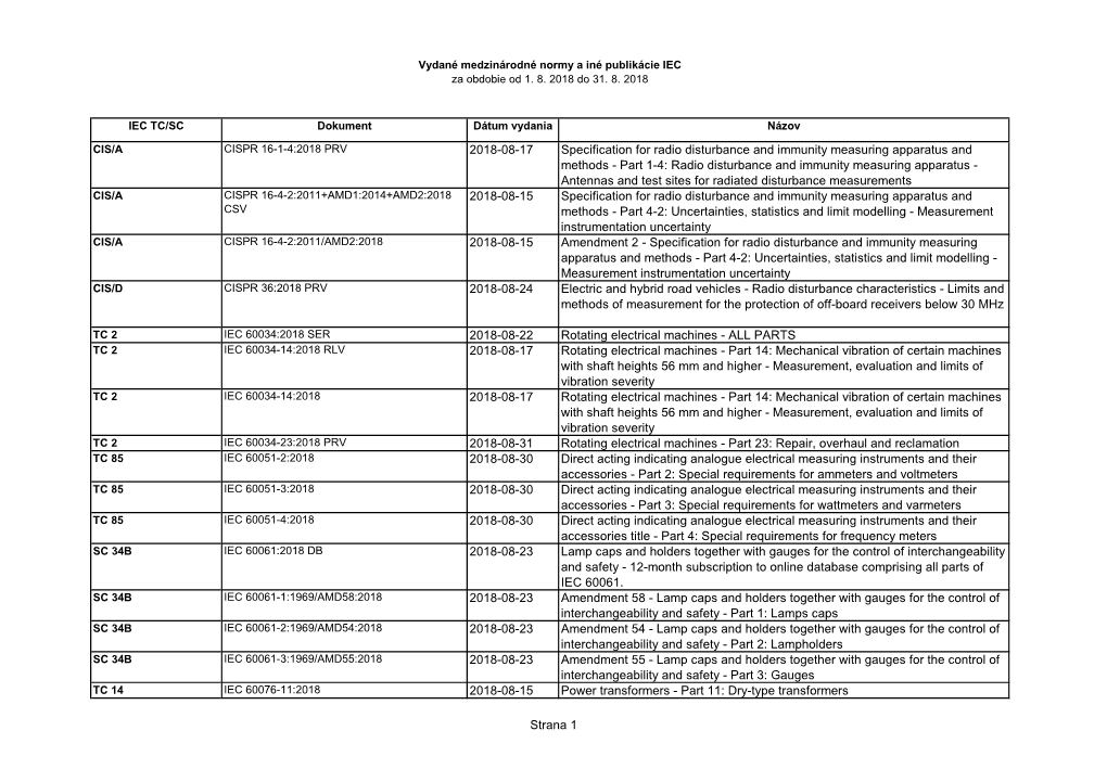 2018-08-17 Specification for Radio Disturbance and Immunity