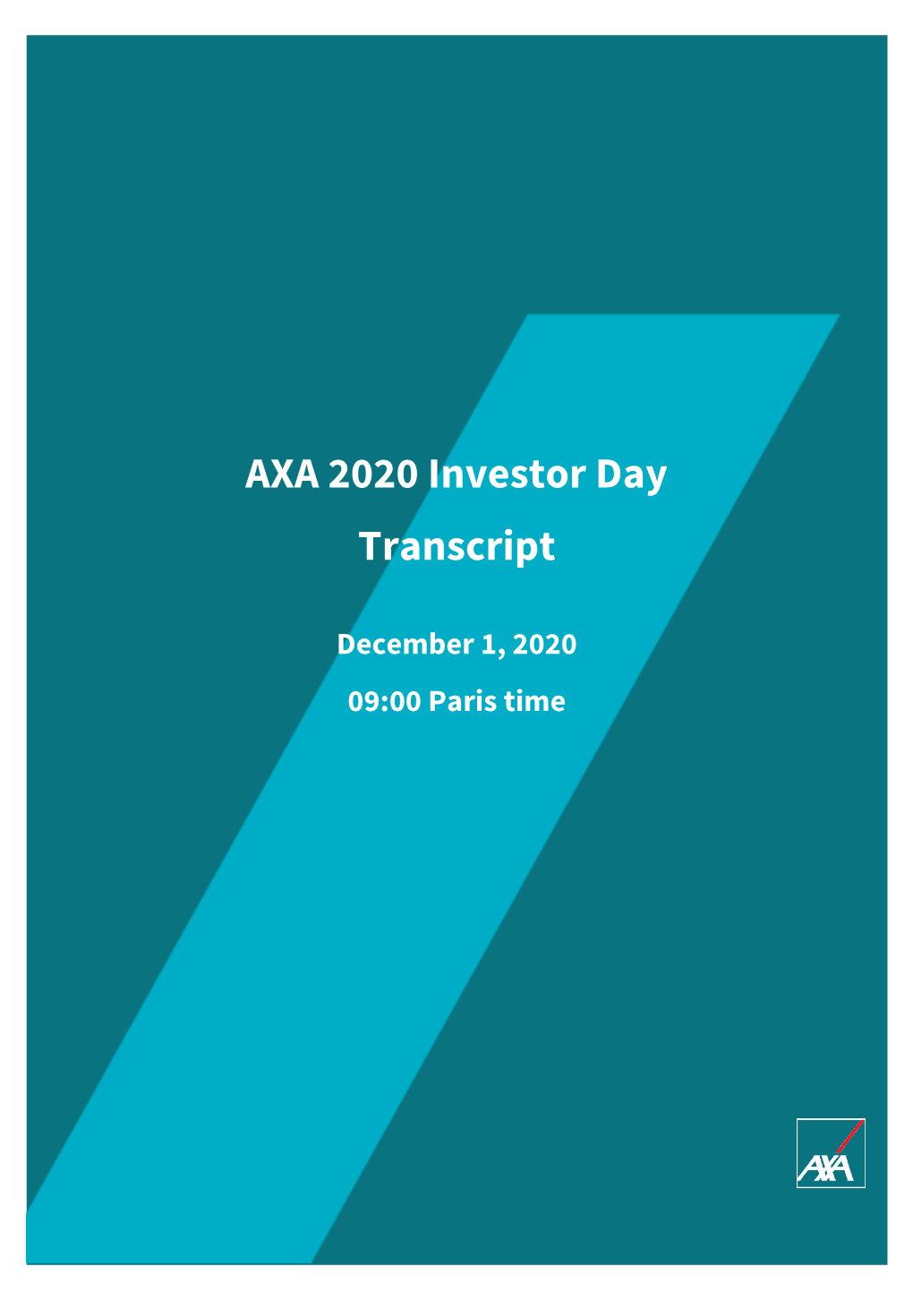 2020-12-01- AXA Investor Day Transcript