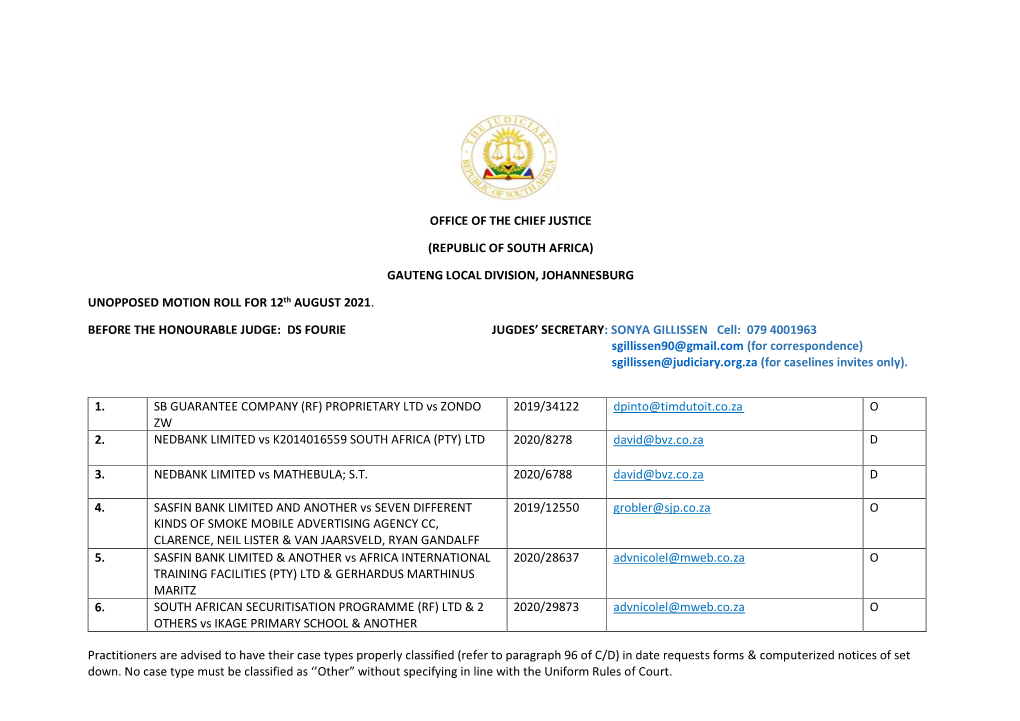 (Refer to Paragraph 96 of C/D) in Date Requests Forms &A