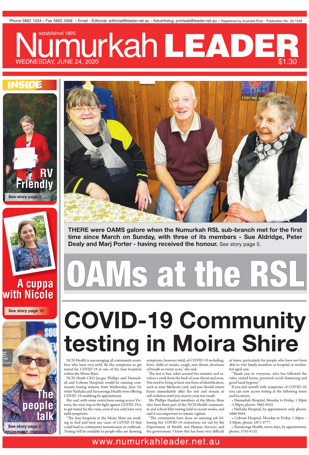 COVID-19 Community Testing in Moira Shire