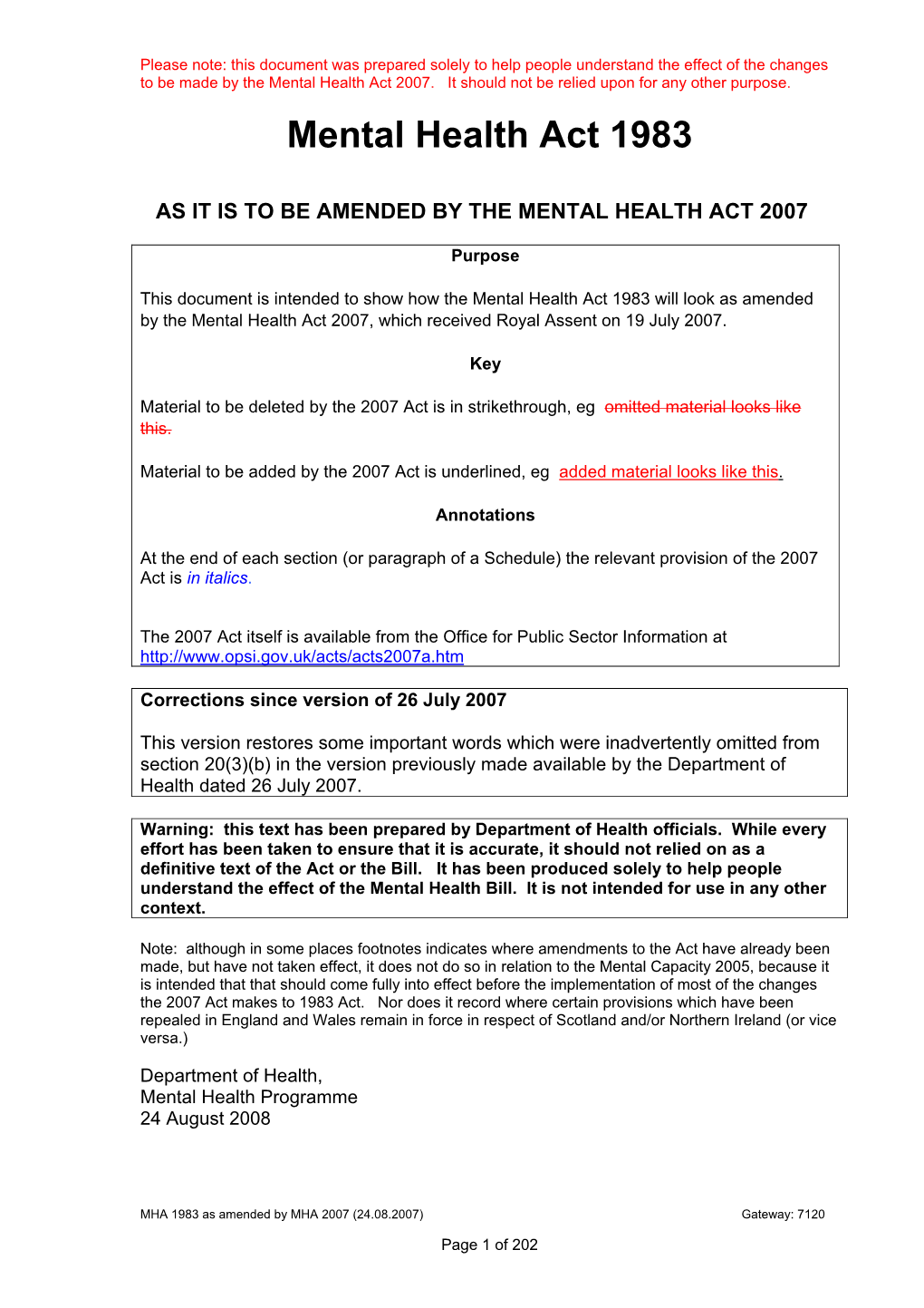 Mental Health Act 1983