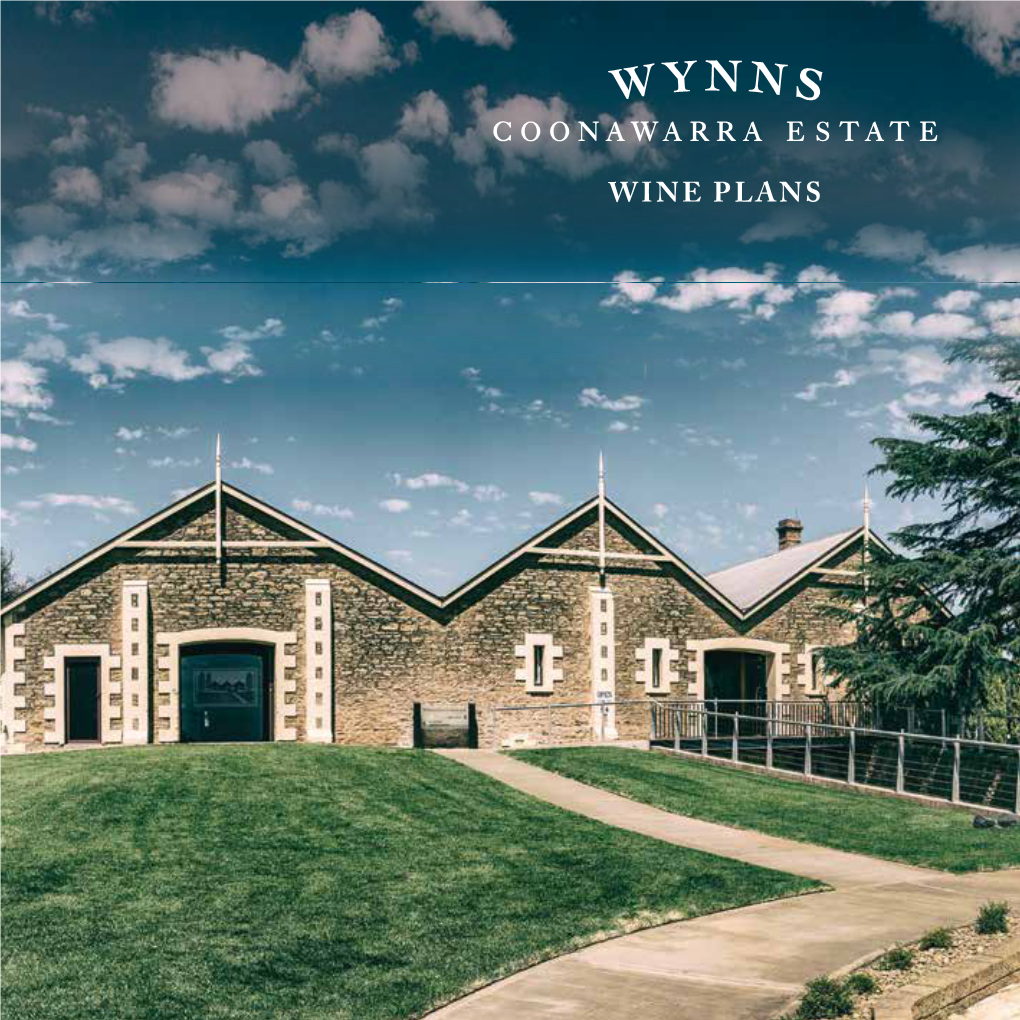 WINE PLANS the 2020 Wynnsday Collection WYNNS COONAWARRA ESTATE NEW VINTAGE RELEASES